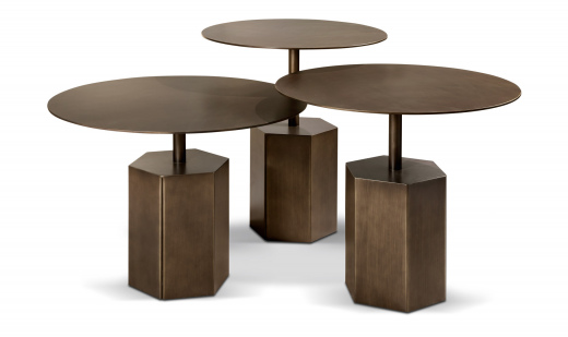 Esagono coffee and side tables